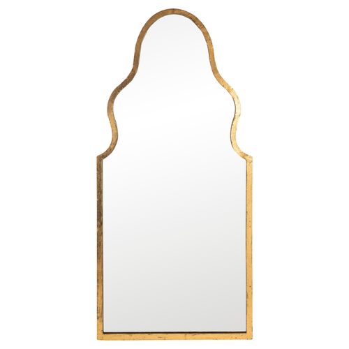Ellie Wall Mirror, Gold Foil~P69475773