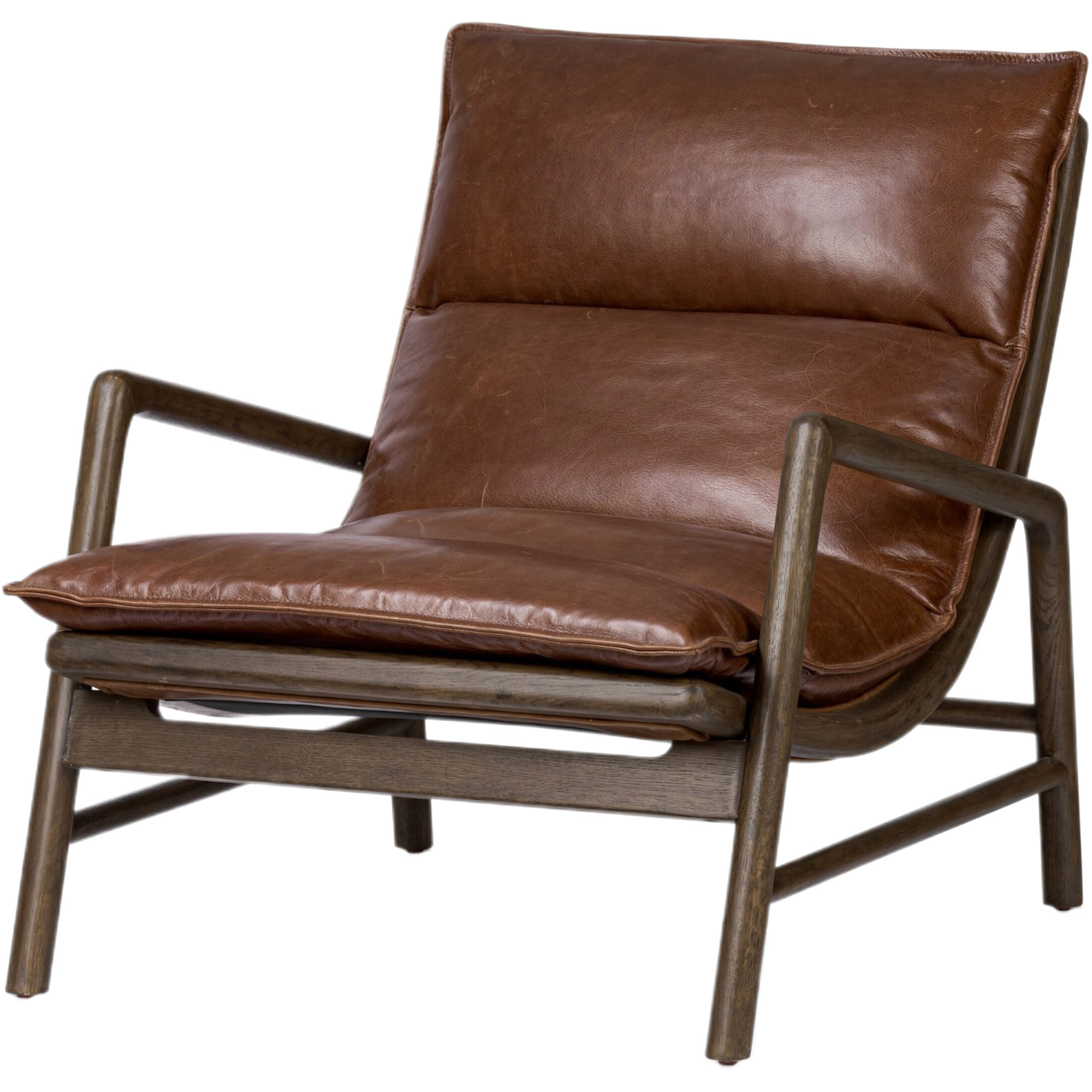 Oltryn Chair, Dakota Molasses, Top Grain Leather