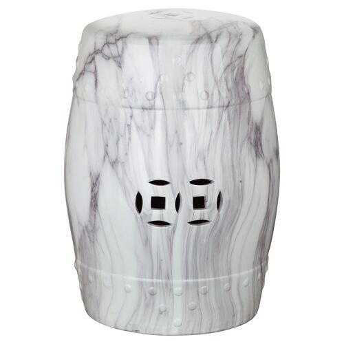 Naimh Garden Stool, Marbled~P44755546
