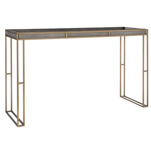 Nerina Console Table, Gray