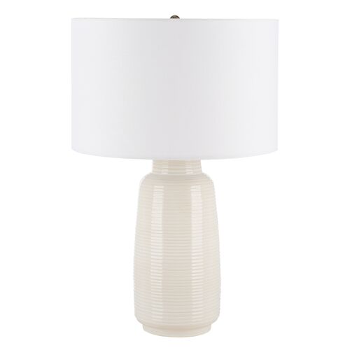 Tyra Table Lamp, Ivory~P111124781