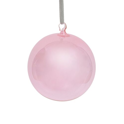 S/3 Glass Bubble Balls Ornament, Pale Pink~P77632517