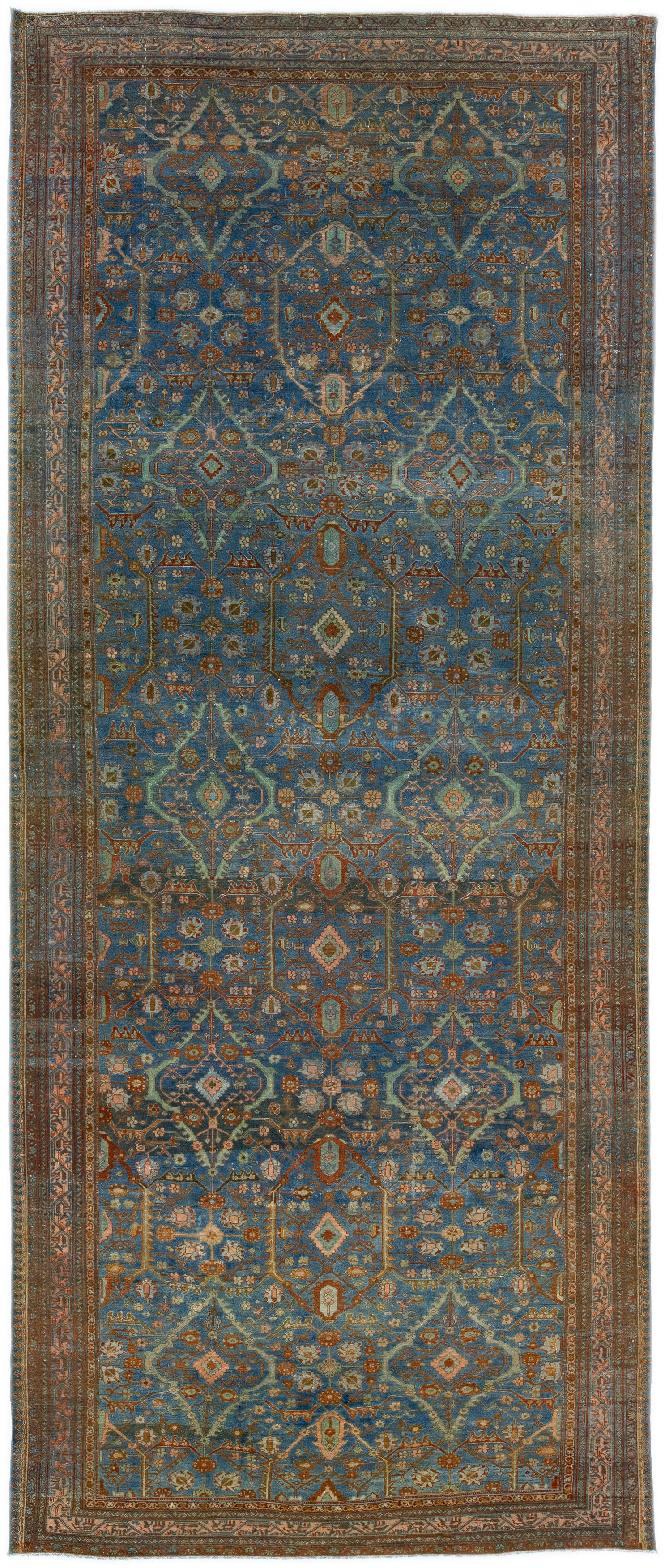 Antique Persian Hamadan Runner Rug~P77664897