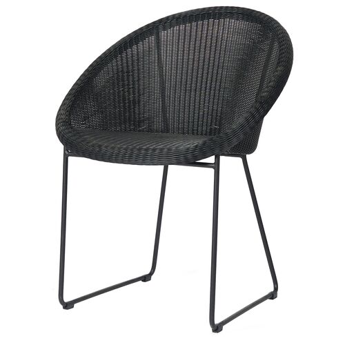Gipsy Outdoor Dining Chair, Black~P77641614