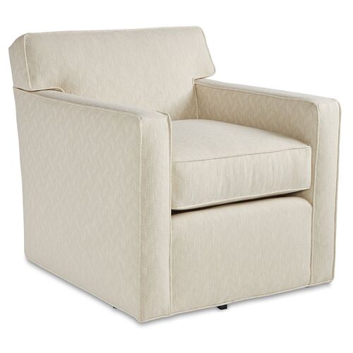 Kelton Swivel Chair, Parchment Crypton~P77544085