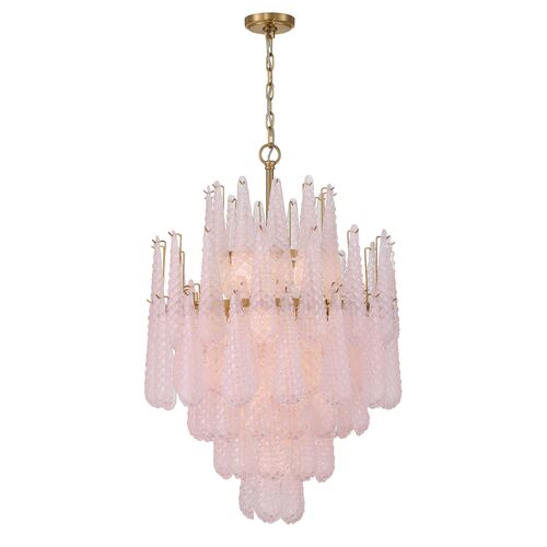 Ollie 16-Light Hand-Blown Glass Chandelier