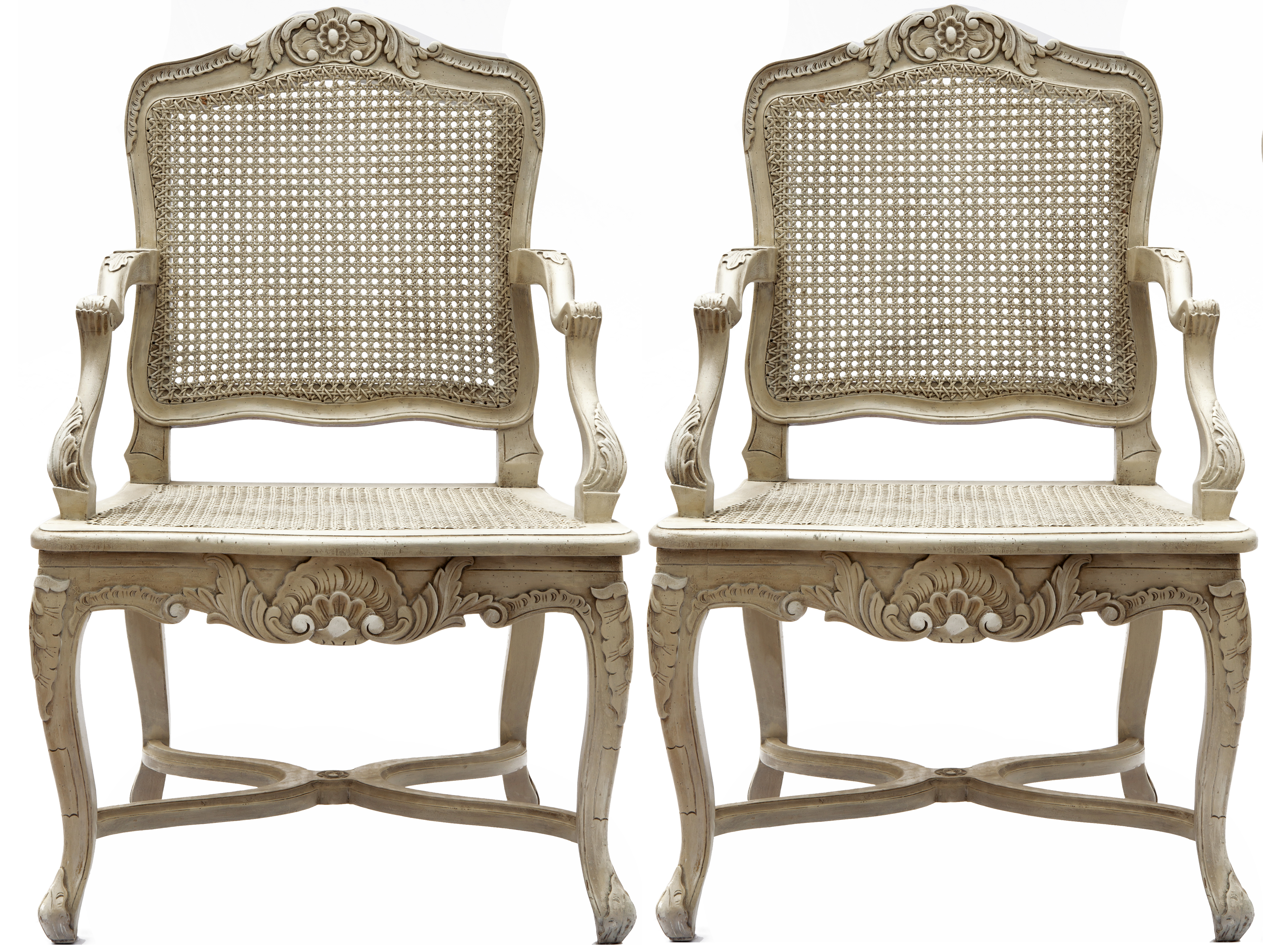 Vintage French Armchairs, a pair~P77617550