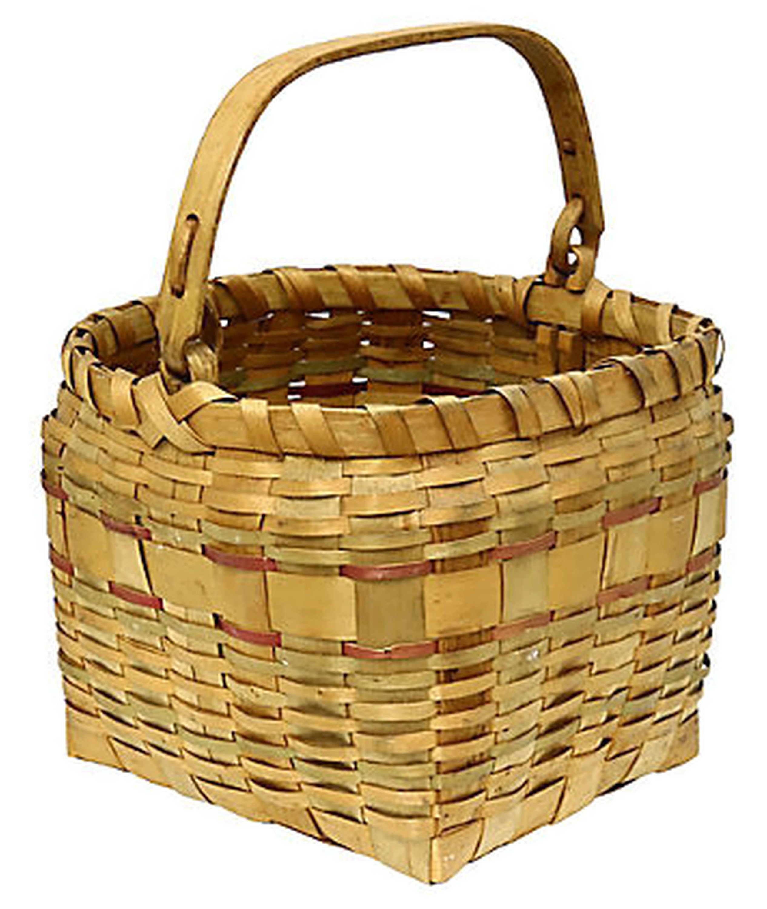 Maine Indigenous Swing-Handle Basket~P77584727