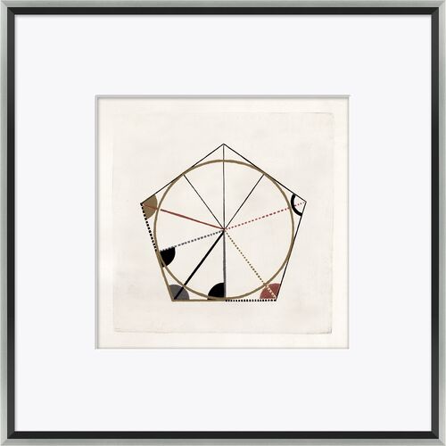 Bespoke by Baker, Euclids Geometry Drawing Series 6, 21.25" x 21.25"