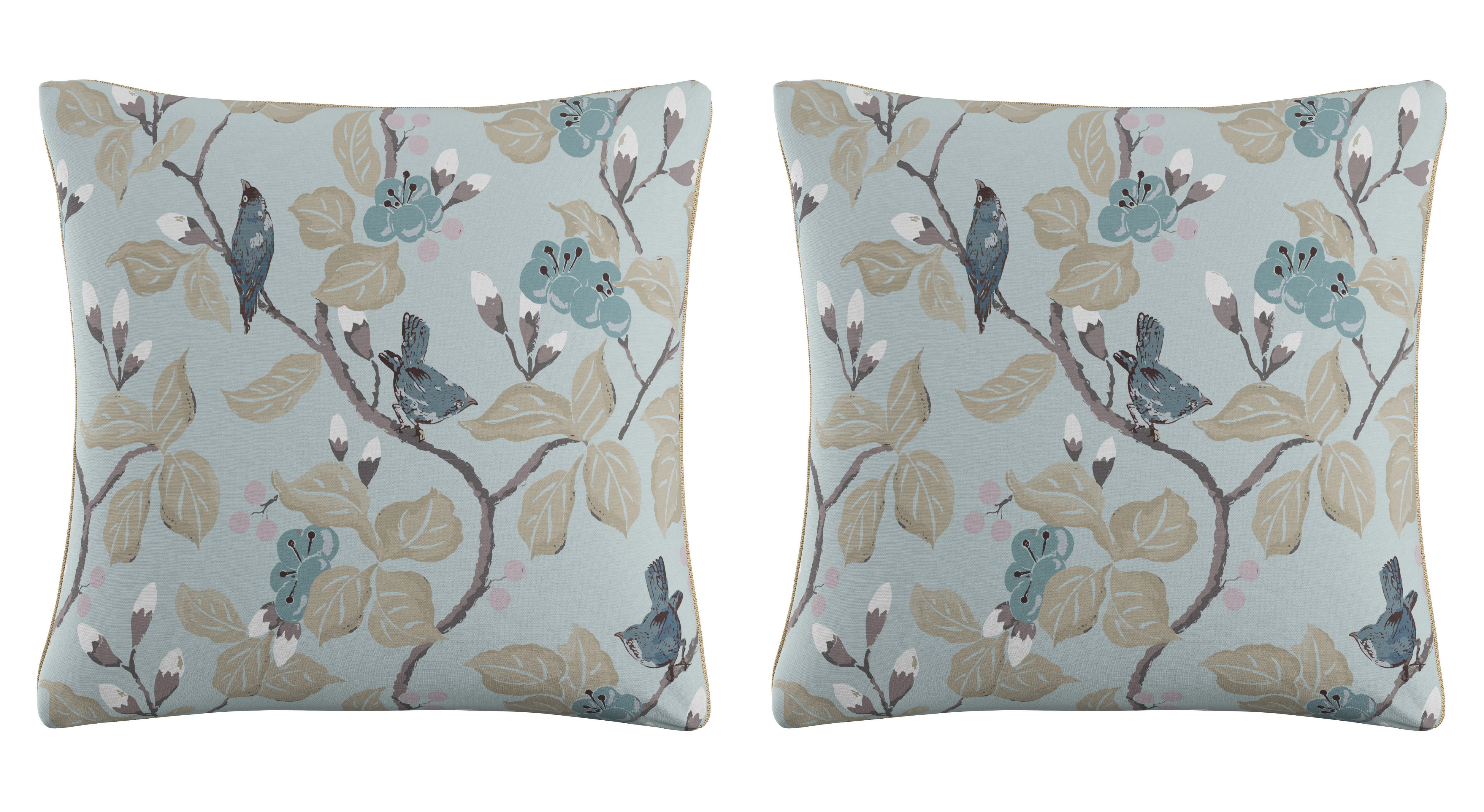 Chinoiserie Velvet Pillows One Kings Lane
