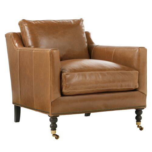 Margot Leather Accent Chair