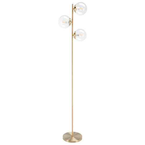 Mella 65" Floor Lamp, Gold