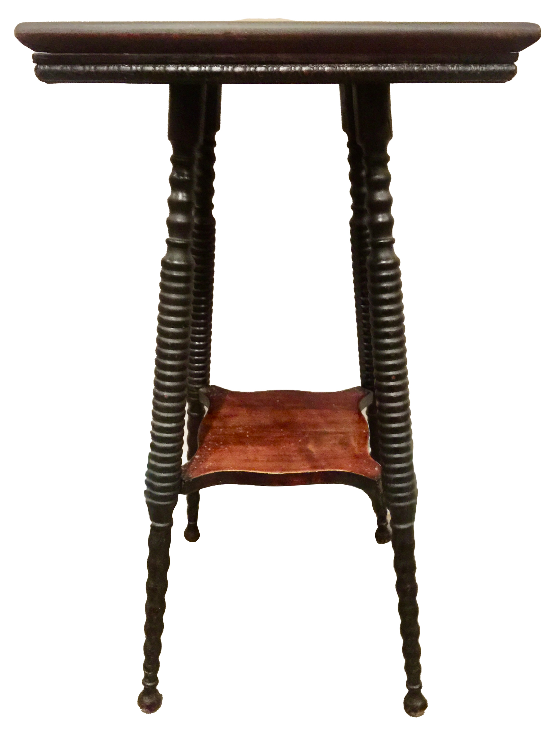Early 1900s American Bobbin-Legged Table~P77660604