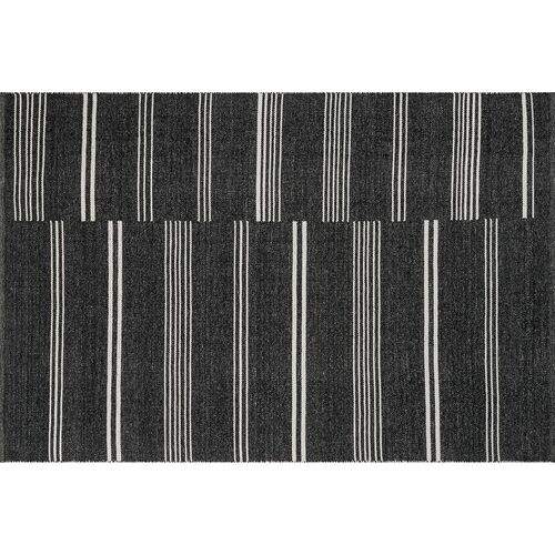 Lauren Liess Birchwood Reversible Striped Wool Area Rug