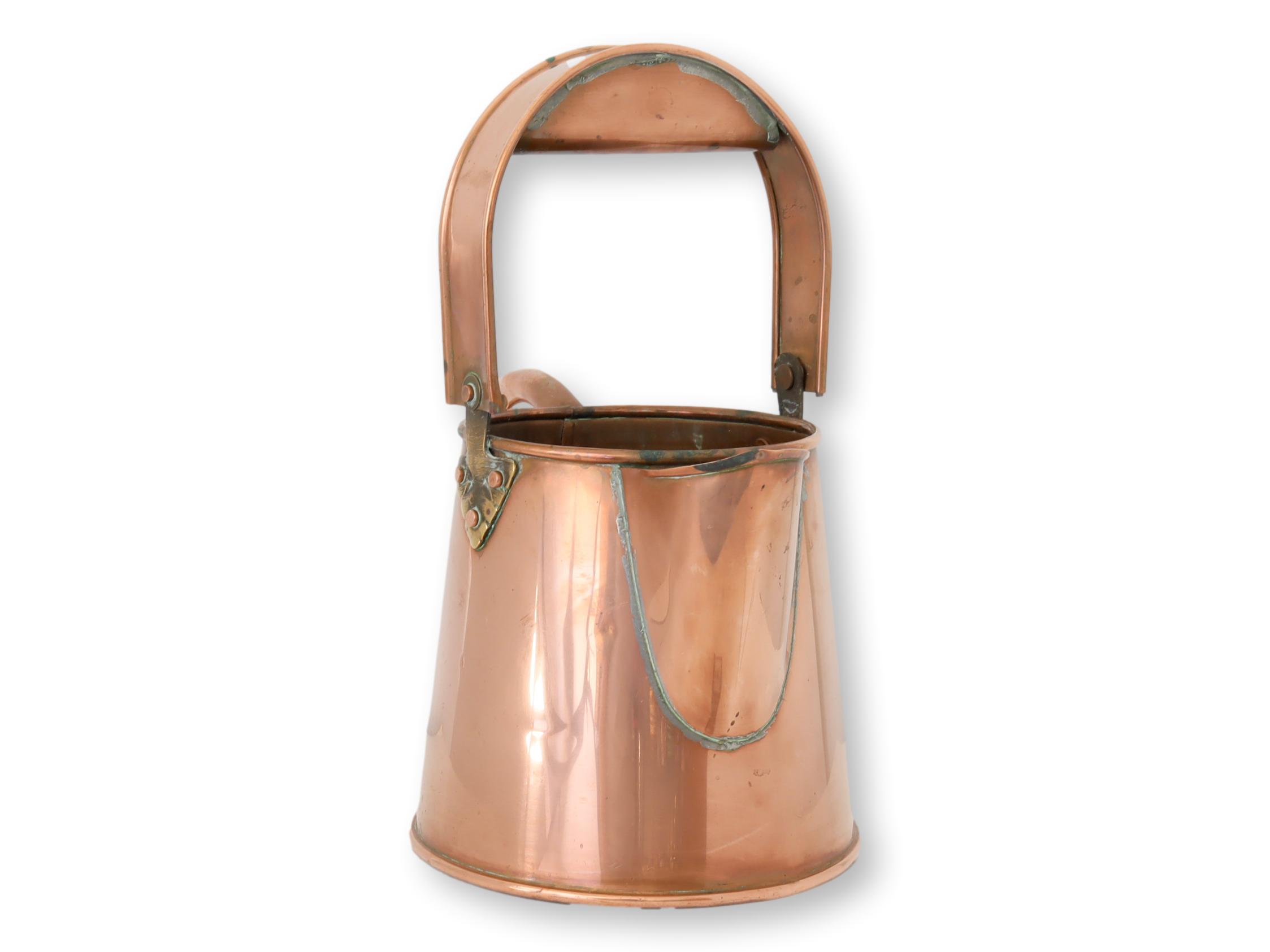 Antique English Copper Watering Can~P77673647