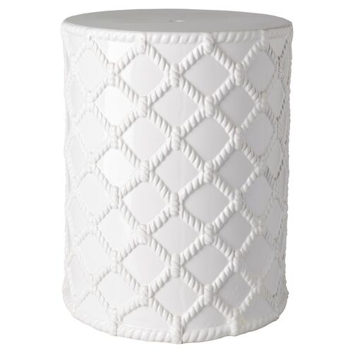 Gaylor Outdoor Stool, White~P77348519