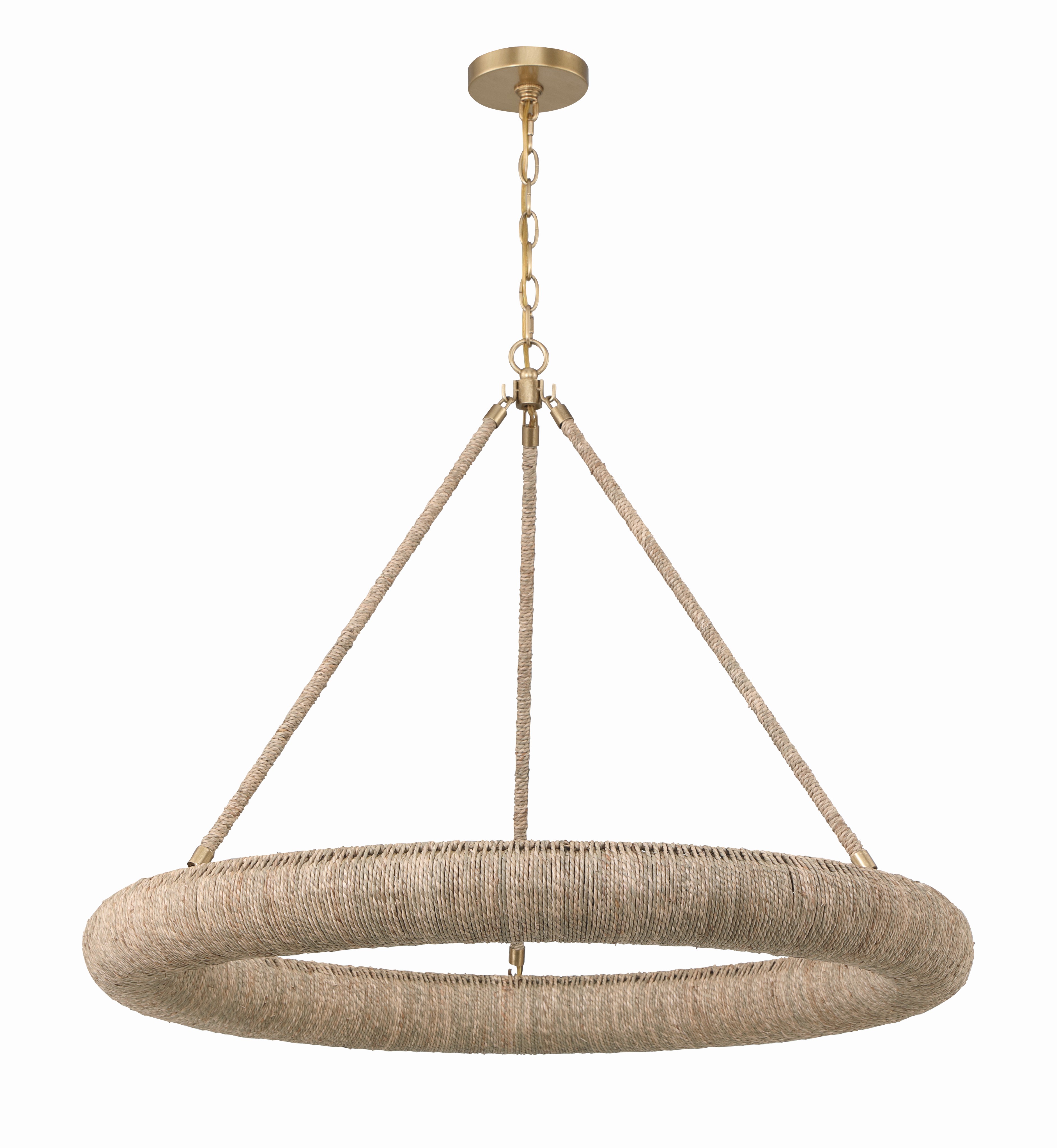 Whisper Leather Chandelier | One Kings Lane