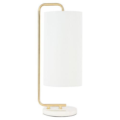 Titus Marble Table Lamp, Gold~P111124775