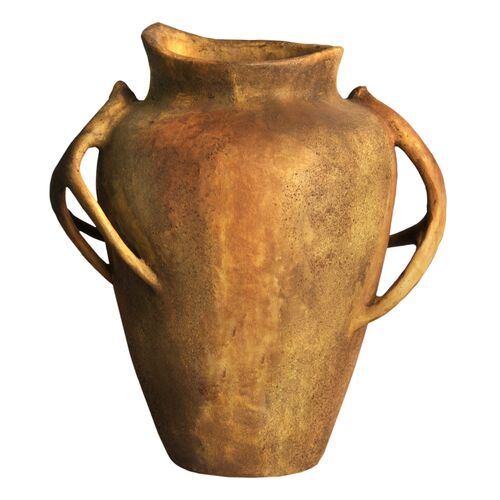 24" Deer-Horn-Handle Pot, Sandstone~P76231991