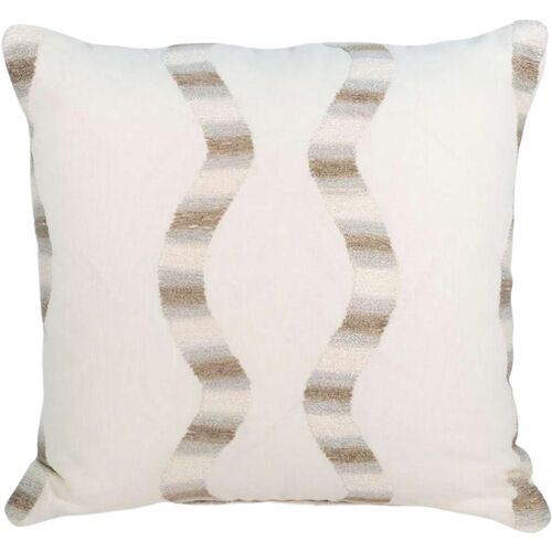 Harbour Wave Linen Pillow, Natural Harbour Wave Linen Pillow, Natural