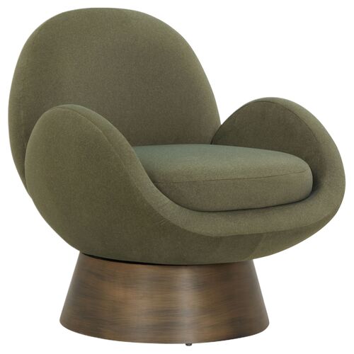 Olthar Performance Velvet Accent Chair