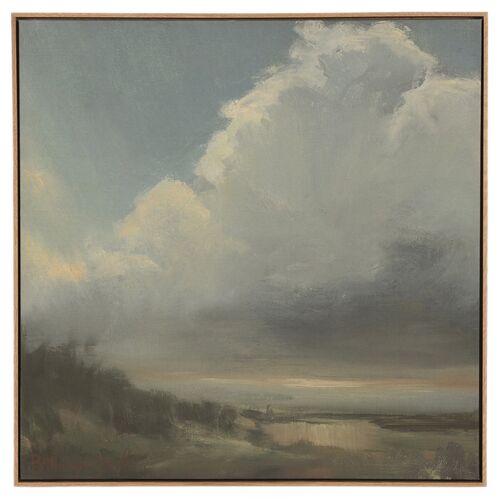 	The Long Way Home Painting by Bethany Joseph, White Oak Frame