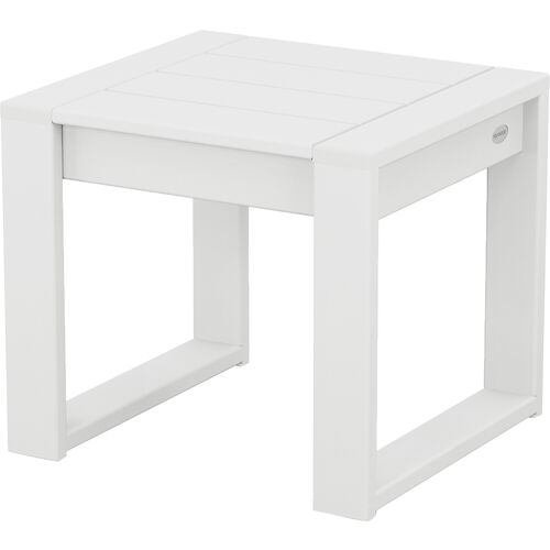 Bree Outdoor End Table, White~P77651099