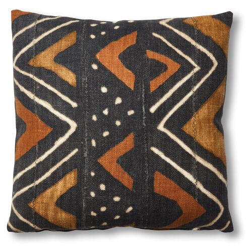 Aren Safari 20x20 Pillow, Black/Brown~P77497796