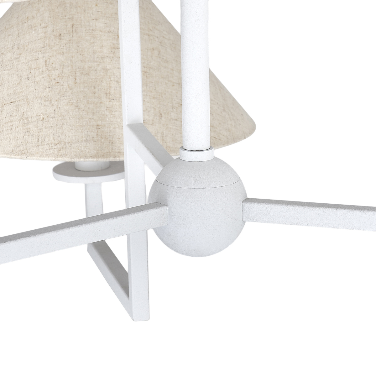 Gladwyne Small Chandelier, Textured White | One Kings Lane