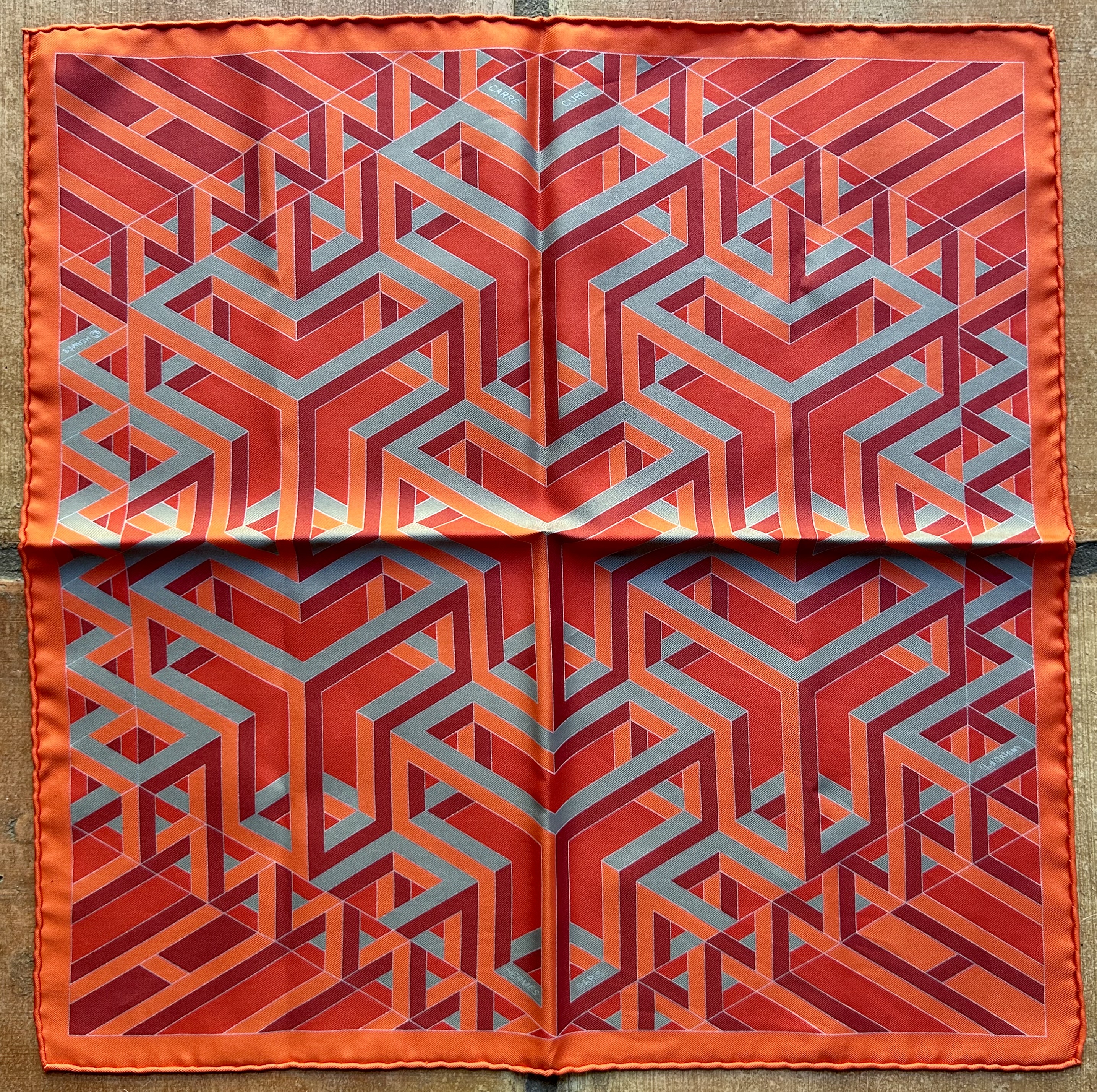 Hermes Carre Cube Pochette Scarf~P77737907