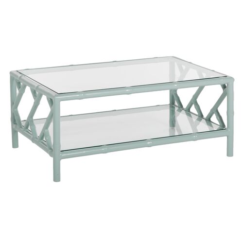 Kit Chippendale Coffee Table, Celadon~P77601853
