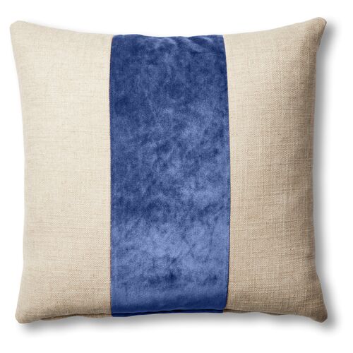 Blakely 19x19 Pillow, Natural/Cobalt~P77551945