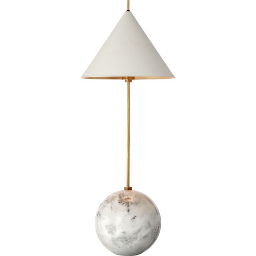 Cleo Orb Base Marble Accent Lamp