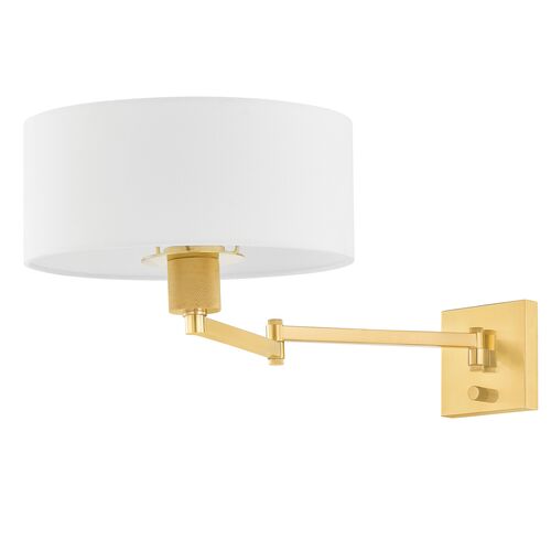 Sammy Adjustable Swing Arm Wall Sconce