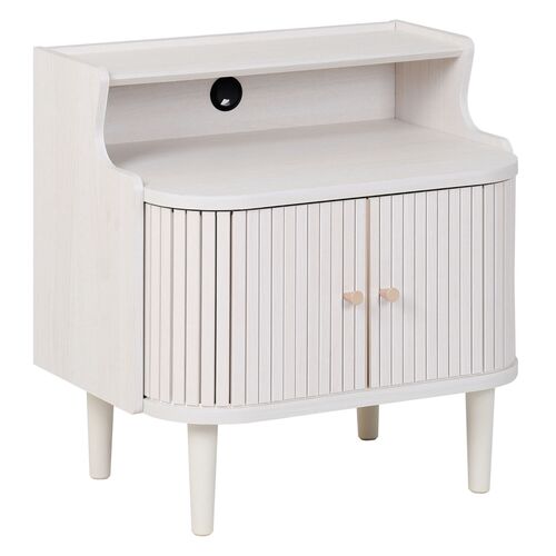 Senra Nightstand With Hutch