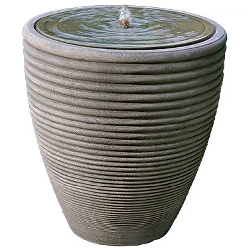 25" Bibendum Fountain, Alpine Stone