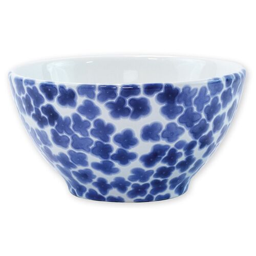Santorini Flower Cereal Bowl, Blue/White~P67605637