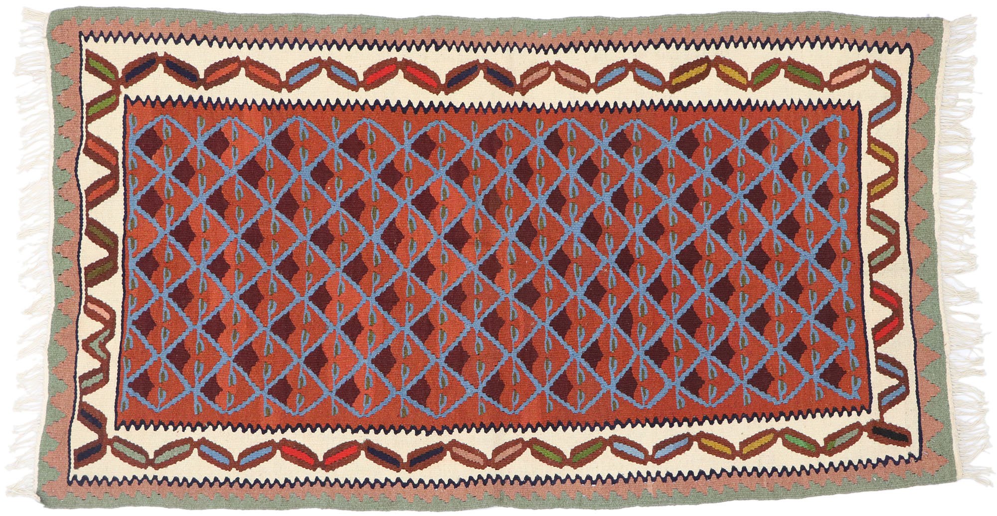 Vintage Persian Shiraz Rug, 3'2"x5'7"~P77628000