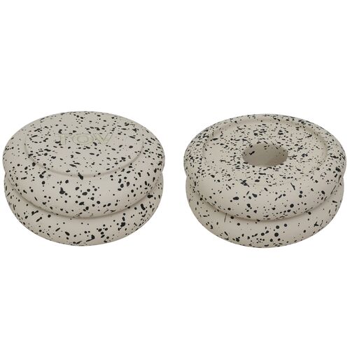 S/2 Cavira Stacking Candle Holders S/2 Cavira Stacking Candle Holders