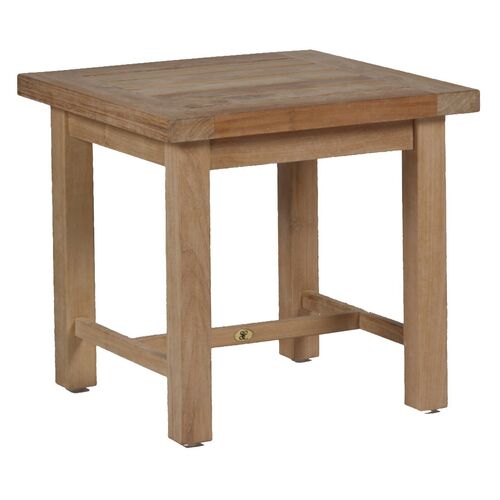 Club Outdoor Teak Side Table, Natural~P77444609