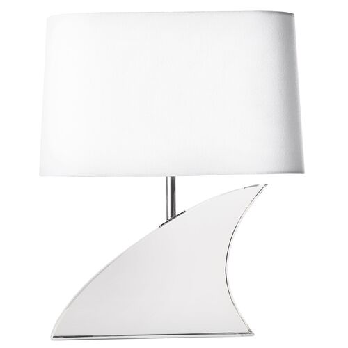 Fin Crystal Table Lamp, Clear Fin Crystal Table Lamp, Clear