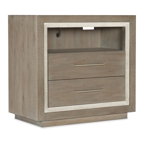Serenity Balboa 2-Drawer Nightstand, Malibu