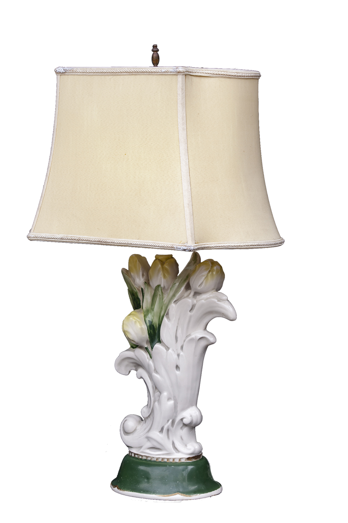 1940'S Italian Ceramic Tulip Lamp~P77682280
