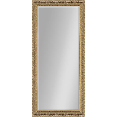 Baroque Antique Gold Scrolled Beveled Mirror Baroque Antique Gold Scrolled Beveled Mirror