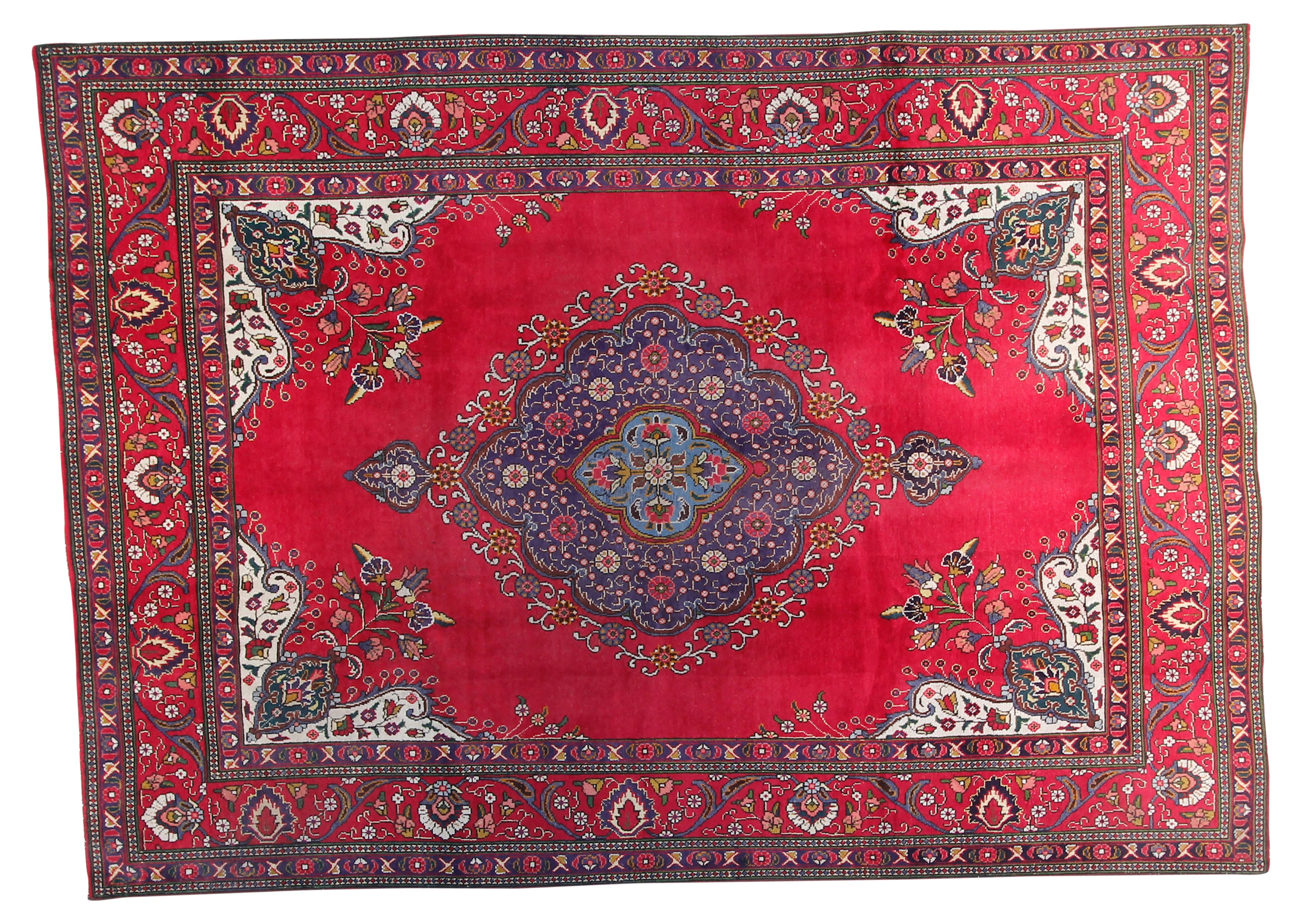 7'9" x 11'1" Vintage Persian Rug~P77560455