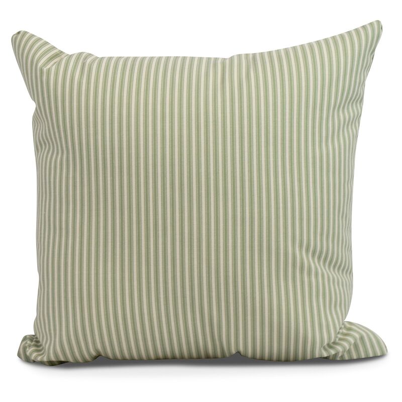 Kinsey Stripe Pillow, Green