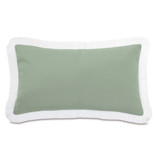 Luna 13x22 Lumbar Outdoor Pillow, Celadon~P77617408