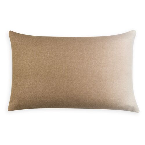 Dip-Dyed 14x22 Lumbar Pillow, Camel~P77502682
