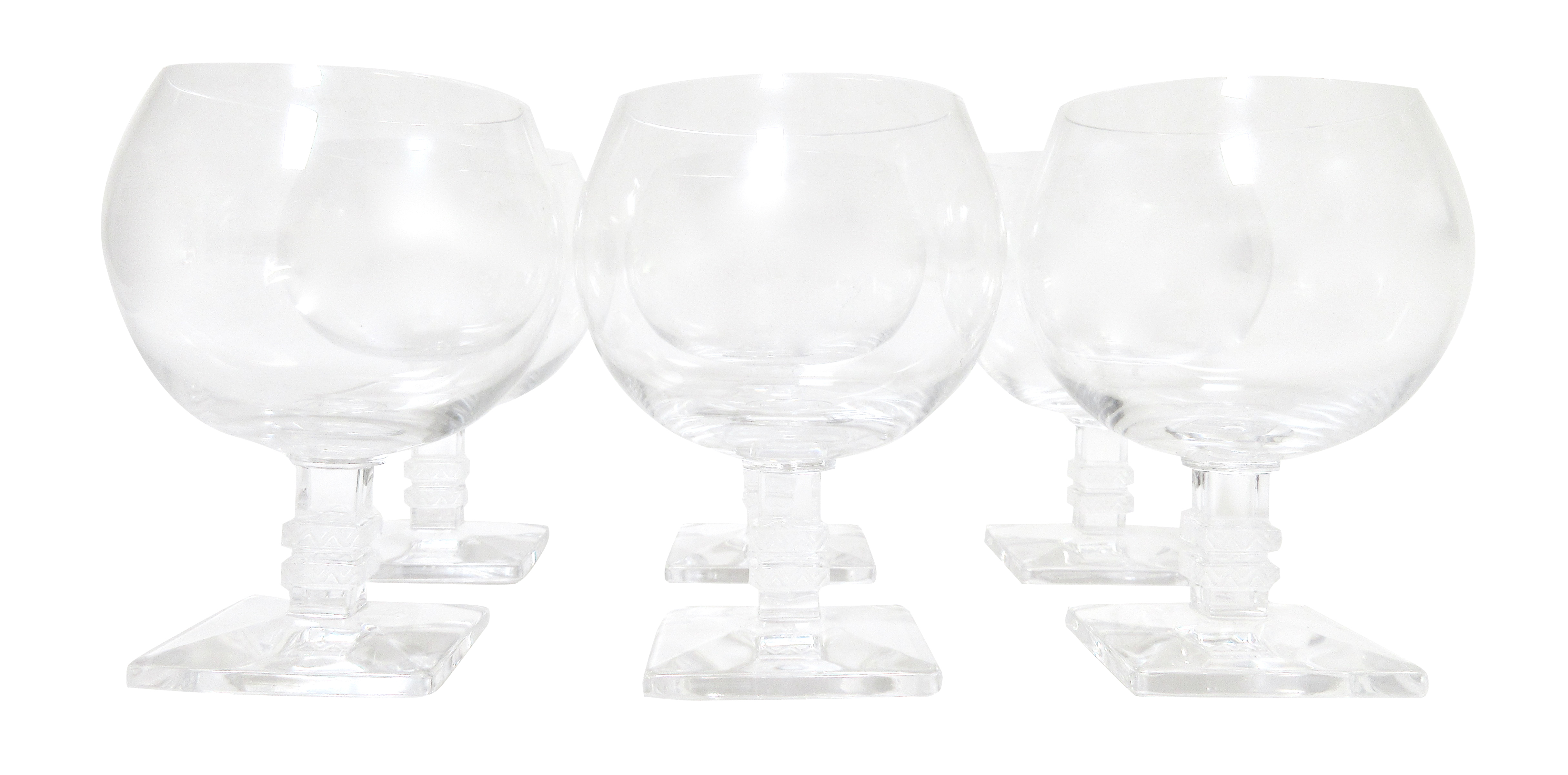 Lalique French Art Deco Crystal Snifters~P77623446