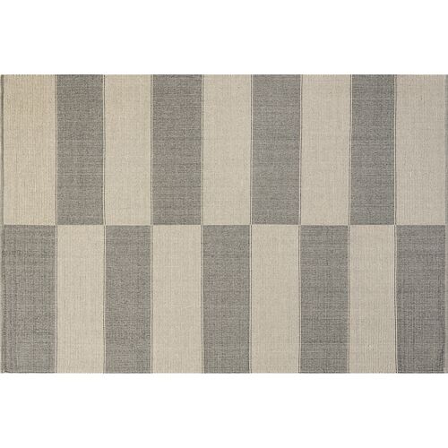 Boxelder Checked Cotton Area Rug